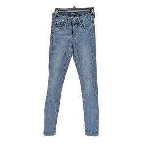 Express Denim Perfect Stretch Ankle Legging Jeans Mid Rise 26/29 Size 0Reg